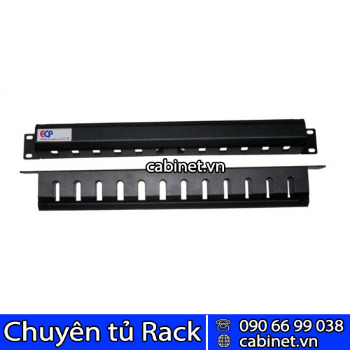 Quản lý cáp có nắp che 1U ECP-CMC1U