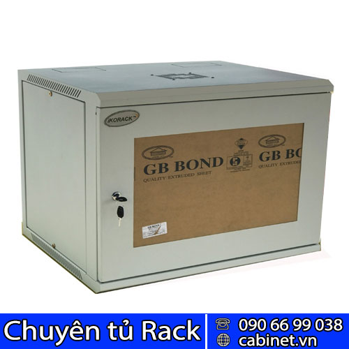 Tủ rack treo tường iKORACK 9U iKO-WM0964 (W600xH487xD400)